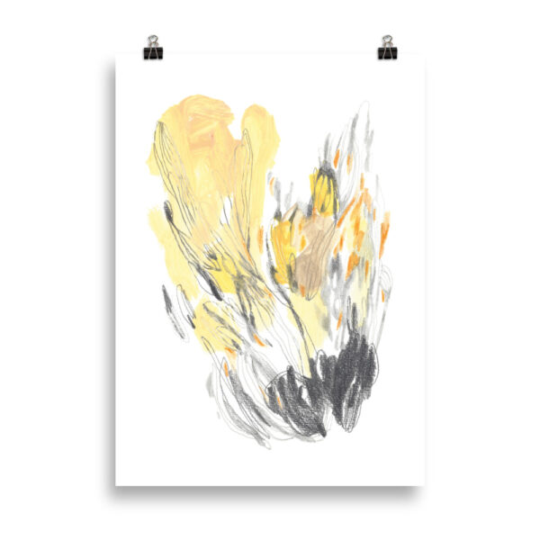 Poster Abstract yellow - Image 3